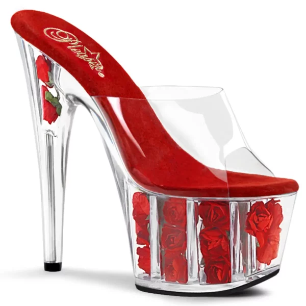 Mule Simply Plateau Rose Rouge