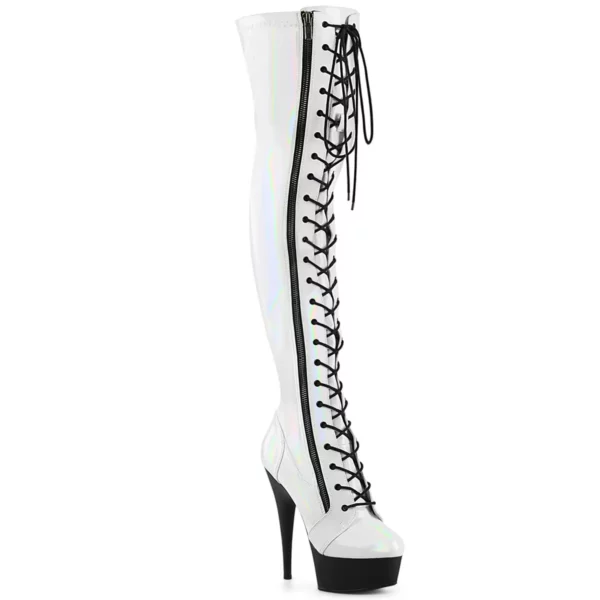 Cuissardes Hologramme Blanche