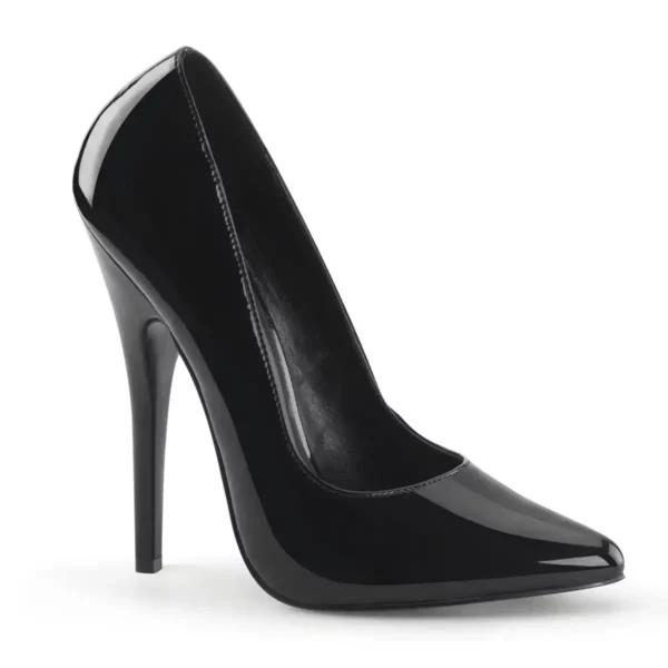 Escarpins Haut Noir Brillant