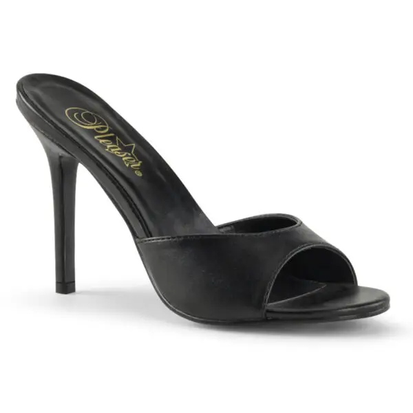 Classique 01 pleaser Sandale Noir Mat