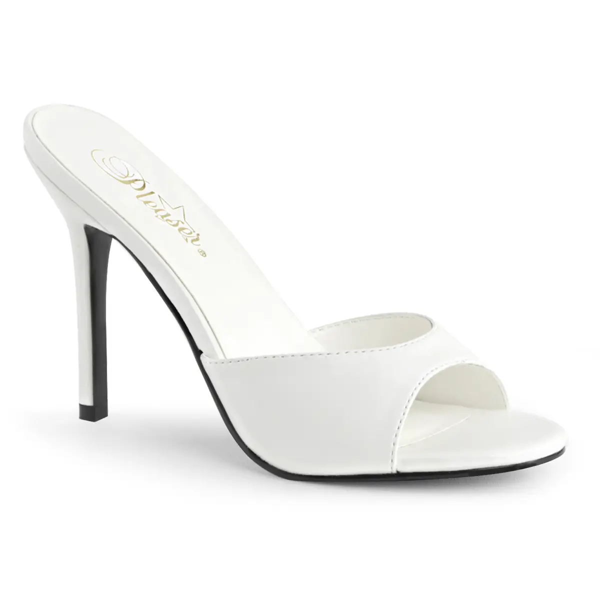 Classique 01 pleaser Sandale Blanc